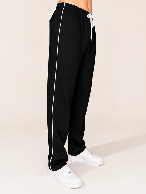 Straight cotton Jogger