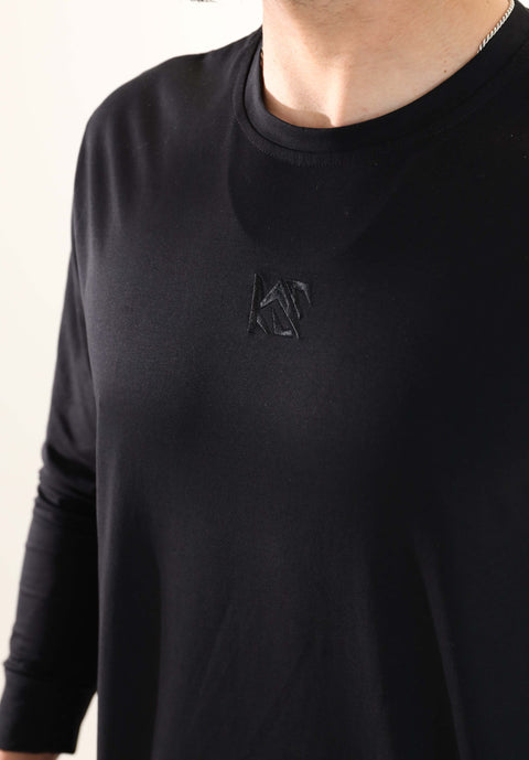 Embroidered Logo Long Sleeve