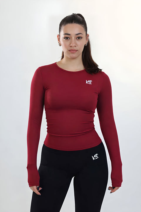 Long sleeve compression T-shirt