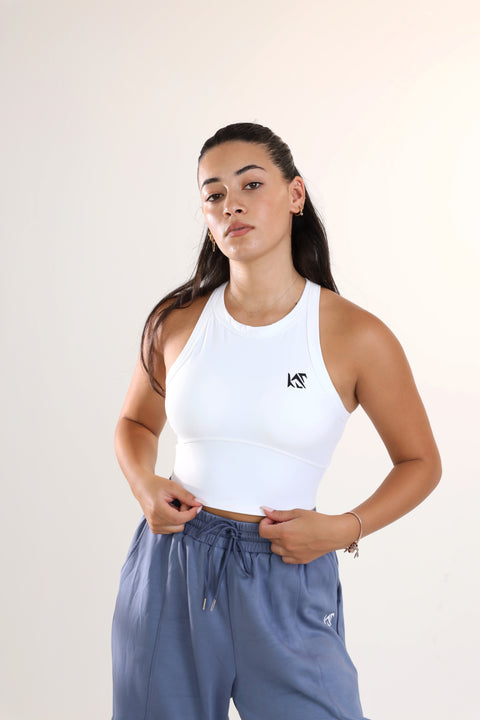 Built in tank top bra