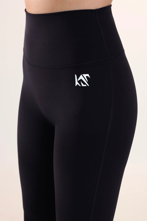 long flare high waisted leggings