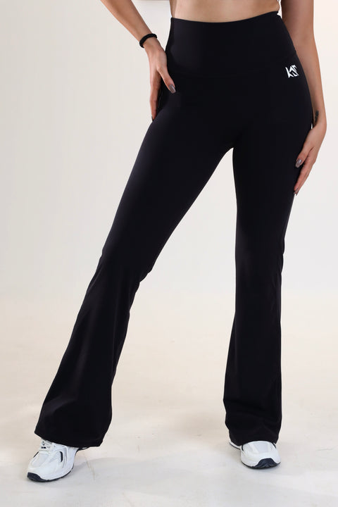 long flare high waisted leggings
