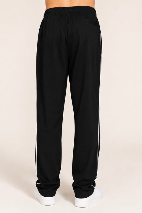 Straight cotton Jogger