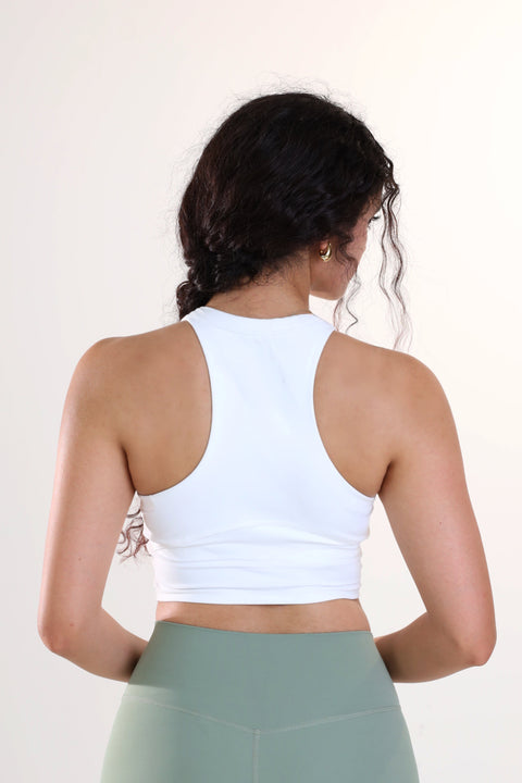 Built in tank top bra