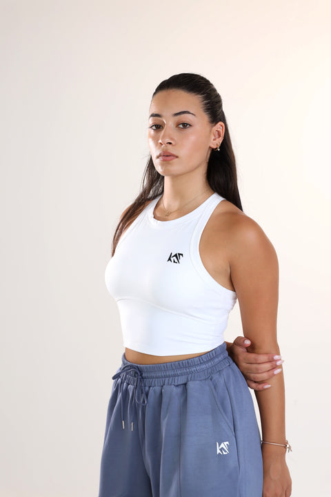 Built in tank top bra